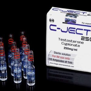 C-Ject 250 | Testosterone Cypionate 250mg/ml x 10 x 1ml amps | Thaiger Pharma